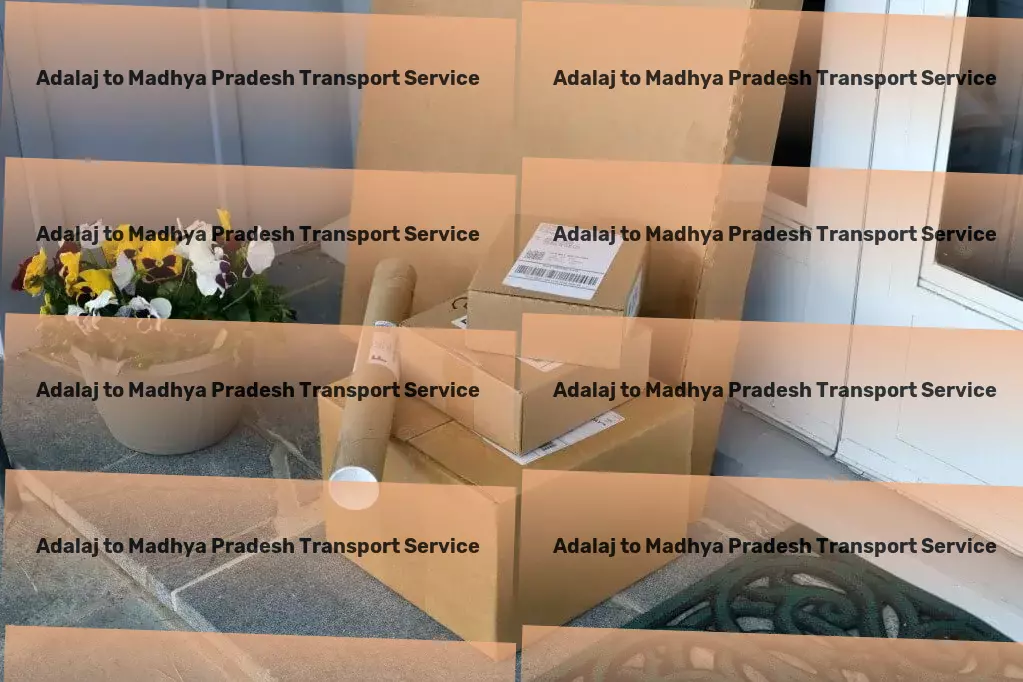 Adalaj to Madhya Pradesh Cargo Rapid goods dispatch