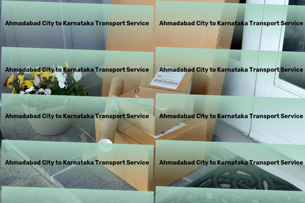 Ahmadabad City to Karnataka Luggage Courier Expert navigation through India's complex transport terrain! - Express logistics coordination