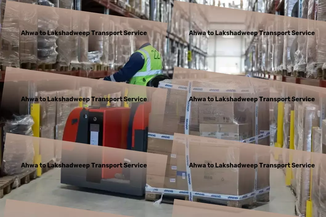 Ahwa to Lakshadweep Luggage Courier Immediate goods transport