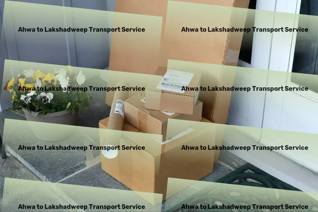 Ahwa to Lakshadweep Luggage Courier Full-service freight and shipment