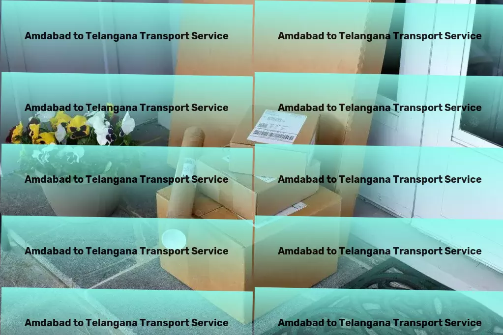 Amdabad to Telangana Packers And Movers Large-scale transport services