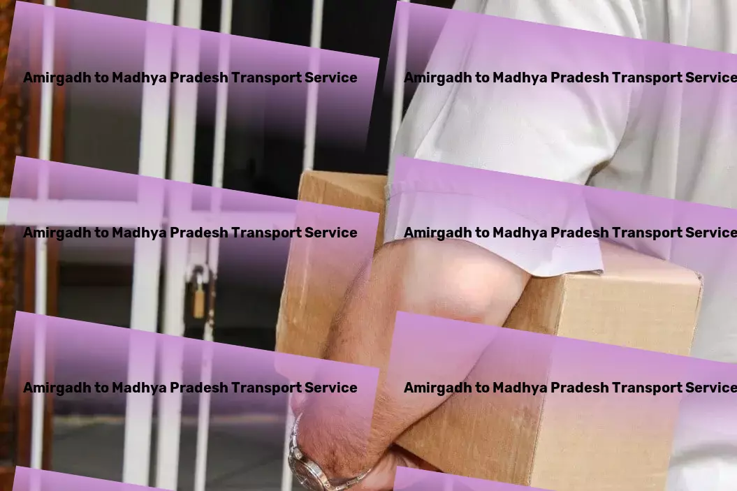 Amirgadh to Madhya Pradesh Household Goods Transport International freight carriers